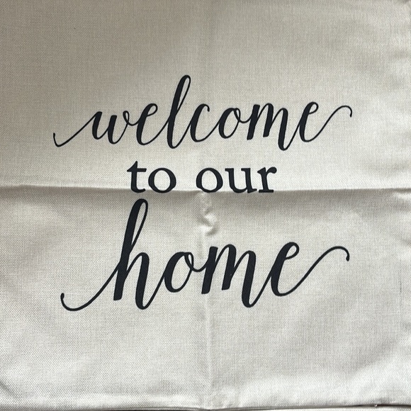 NWT Set of 4 cottage core linen canvas 18in square pillow covers - Picture 2 of 7